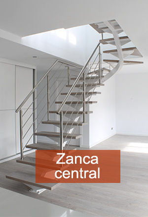 Ibarkalde diseña y fabrica escaleras metalicas de zanca central en la zona de Tolosa. Productos a medida 