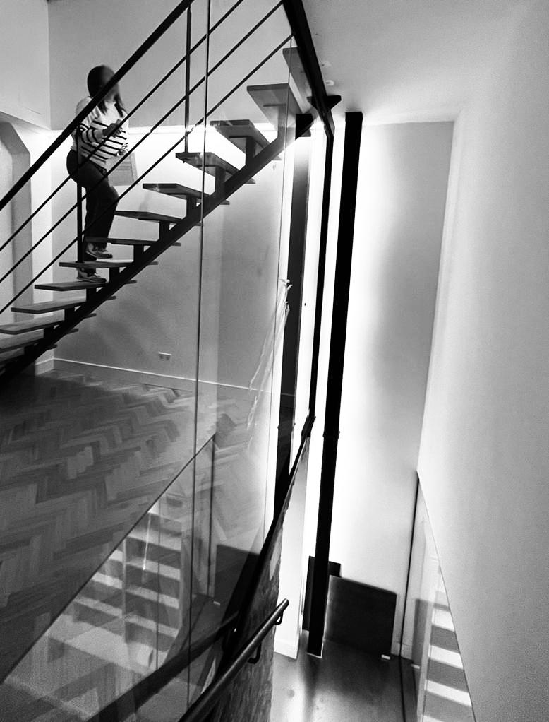 escaleras metalicas de interiores en madrid