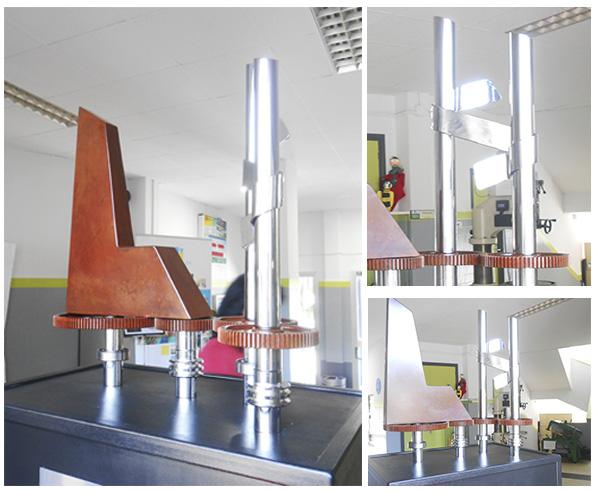 el instituto de hernani karmelo labaka celebra su festival anual de fabricacion de esculturas. esta de acero corten la fabricamos en ibarkalde