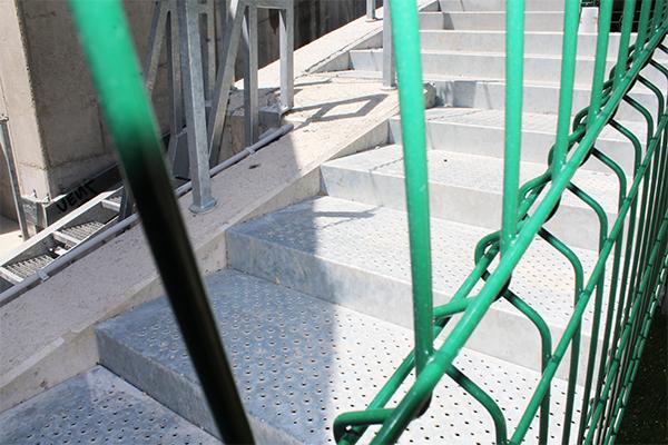 Ibarkalde, herreria de San Sebastián encargada de fabricar las escaleras de emergencia del ascensor inclinado de Morlans