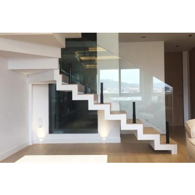 compra online de soportes para barandilla de cristal. en ral a medida. sin perforaciones de cristal