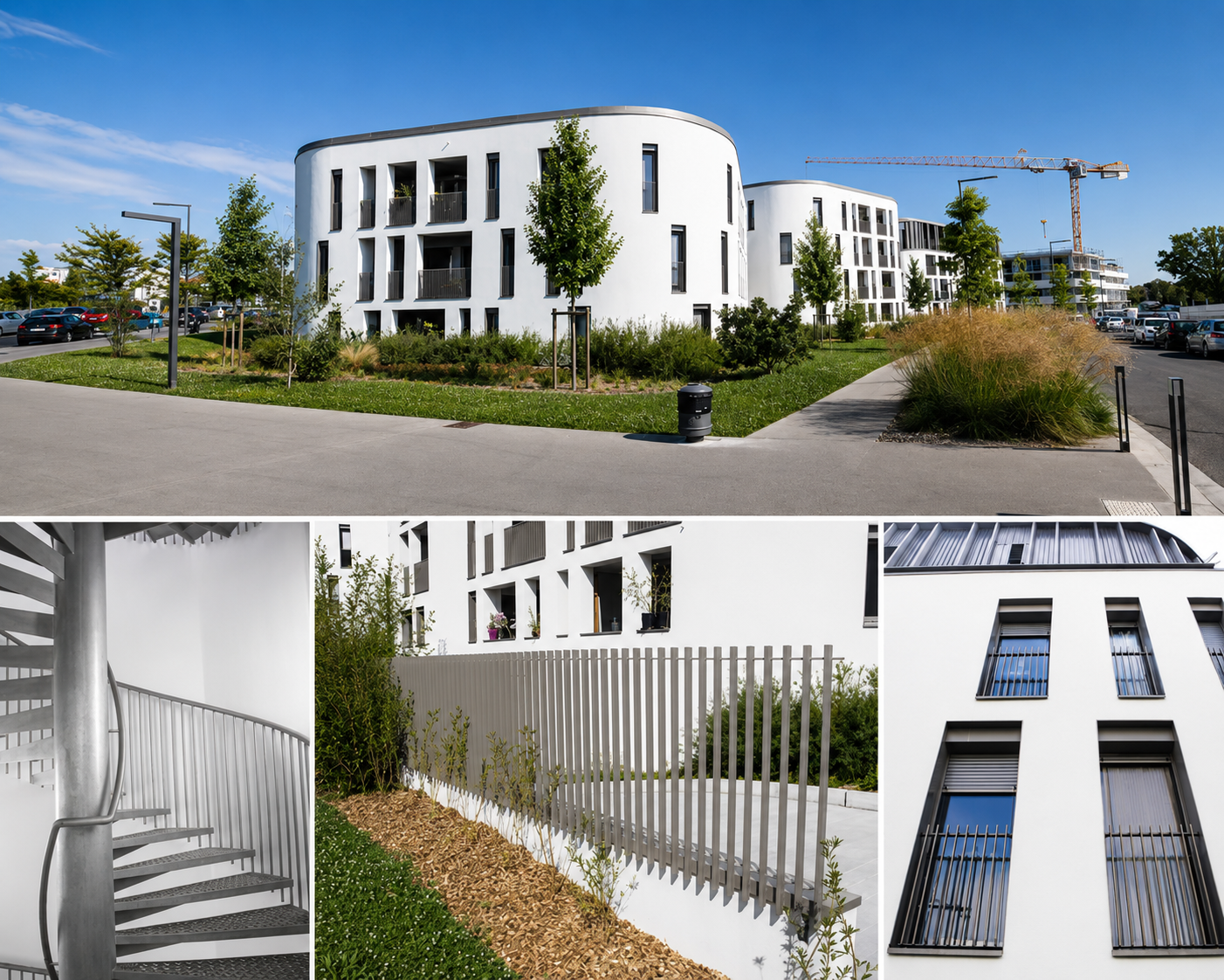 ibarkalde realiza la herreria de toda una urbanizacion de biarritz francia